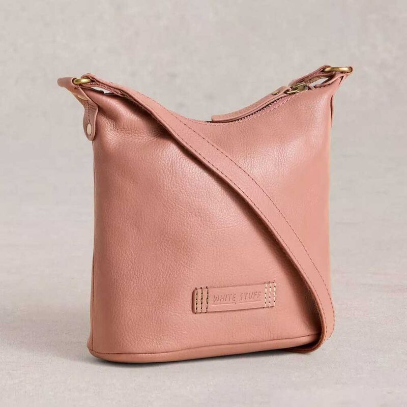 White Stuff Mini Fern Leather Crossbody image number 7